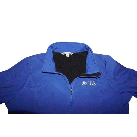 CBS Jacket Womens XL Blue Soft Shell Full Zip Active - Picture 10 of 16